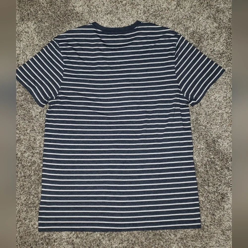 J.Crew| Navy Striped Basic Tshirt